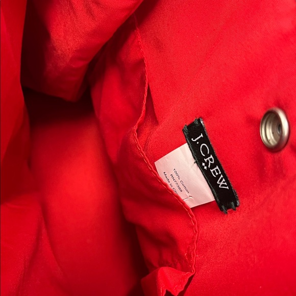 J. Crew Navy Blue Cherry Embroidered Tote Bag!  Very good condition. - Picture 8 of 11